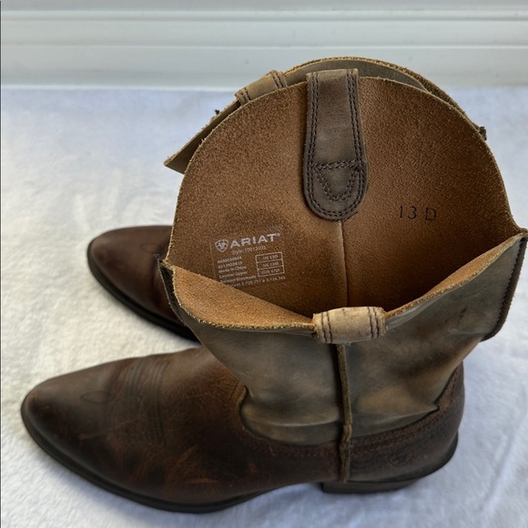 Ariat Brown and Tan Men's Boots - Picture 7 of 9